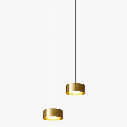 Lustre LED de chevet en laiton avec gradation 3 couleurs — LZ4X9M