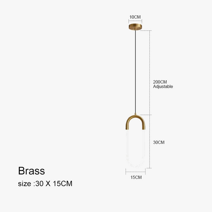 Lustre LED moderne et luxueux pour suspension décorative — LZ4X9M