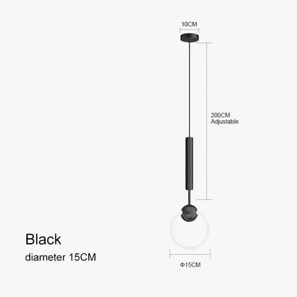 Lustre LED moderne et luxueux pour suspension décorative — LZ4X9M