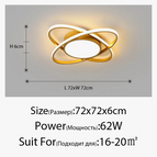 72cm 62W Or / Blanc chaud, pas de télécommande
