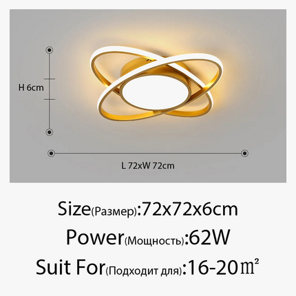 Lustre LED moderne pour entrée intérieure de maison — LZ4Q9T1