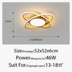52cm 46W Or / Blanc chaud, pas de télécommande