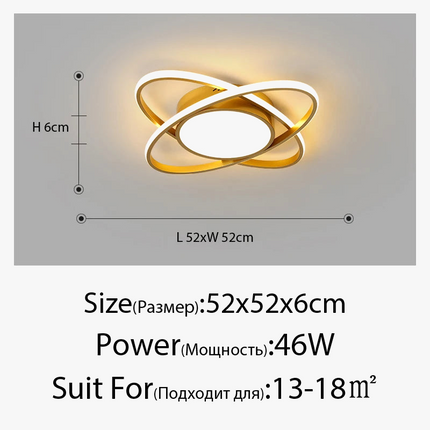 Lustre LED moderne pour entrée intérieure de maison — LZ4Q9T1