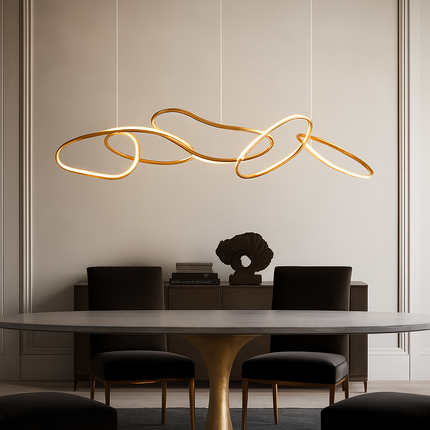 Lustre suspension vintage pour salon et salle à manger — LZ4G7T9