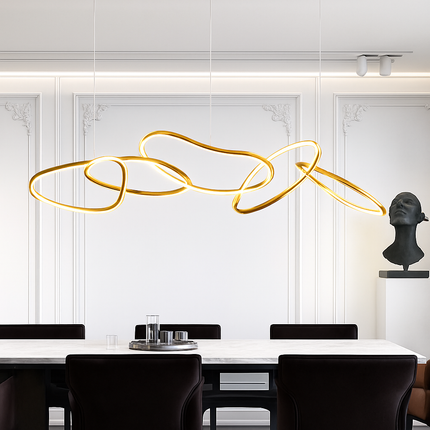 Lustre suspension vintage pour salon et salle à manger — LZ4G7T9