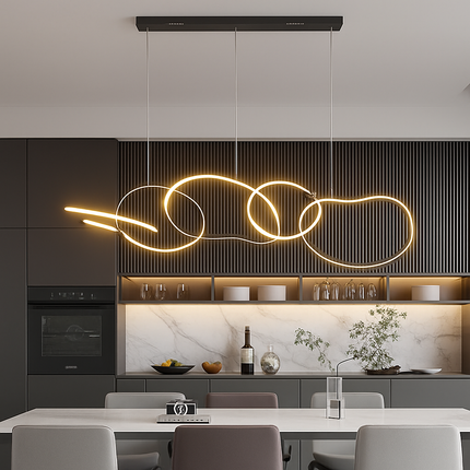 Lustre suspension vintage pour salon et salle à manger — LZ4G7T9