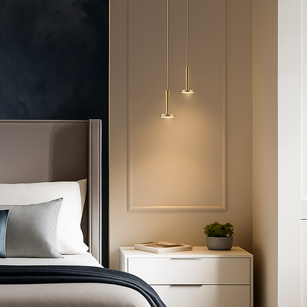Lustre LED moderne pour escalier et cafés de luxe — LZ7FQ2