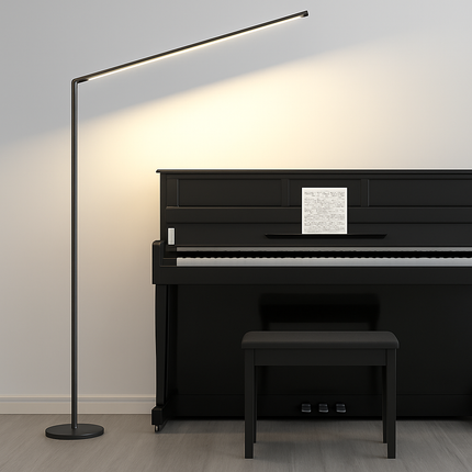 Lampadaire LED minimaliste super lumineux pour lecture et salon — LZ4X9P