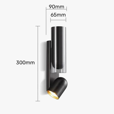 Applique murale LED au design arrondi et style nordique moderne — LZ4X9T1