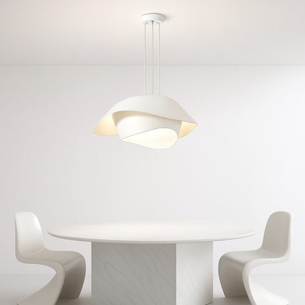 Plafonnier suspension nordique blanc lait pour chambre et restaurant — LZ4X9M