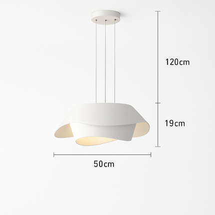 Plafonnier suspension nordique blanc lait pour chambre et restaurant — LZ4X9M