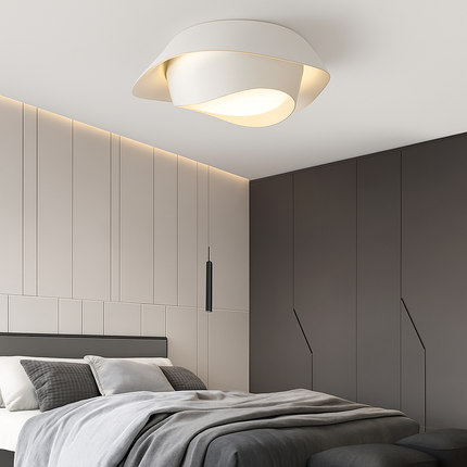 Plafonnier suspension nordique blanc lait pour chambre et restaurant — LZ4X9M