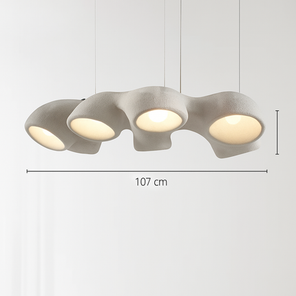 Suspension nordique minimaliste en résine pour salon et hall — LZ4T9X