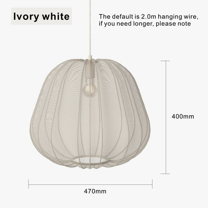 Suspension lanterne ballon nordique pour salon et escalier — LZ4M9Q2