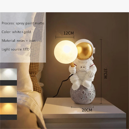 Applique murale LED nordique forme astronaute lune pour chambre et cuisine — LZ4X9P2