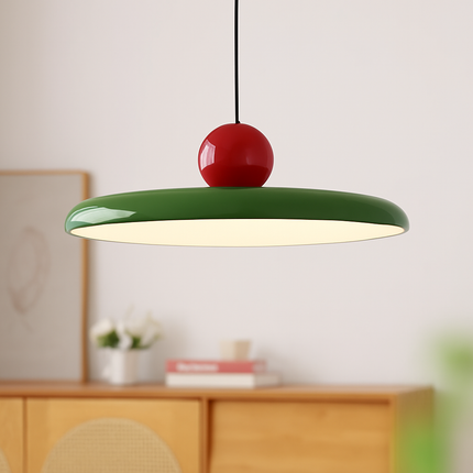 Suspension LED nordique forme soucoupe crème pour intérieur — LZ4N7Q2