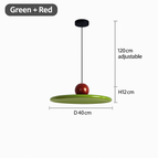 40cm Vert Rouge / Blanc chaud