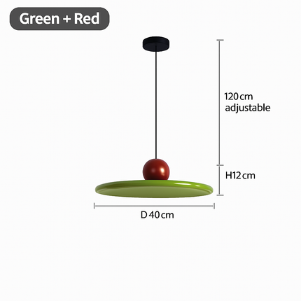 Suspension LED nordique forme soucoupe crème pour intérieur — LZ4N7Q2