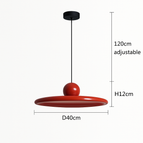 40cm Rouge Rouge / Blanc chaud
