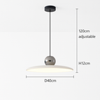 40 cm Blanc Argent / Blanc chaud