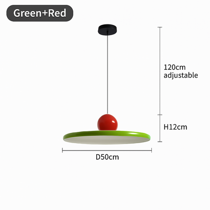 Suspension LED nordique forme soucoupe crème pour intérieur — LZ4N7Q2