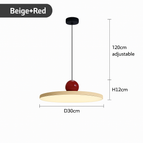30cm Beige Rouge / Blanc chaud