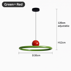 30cm Vert Rouge / Blanc chaud