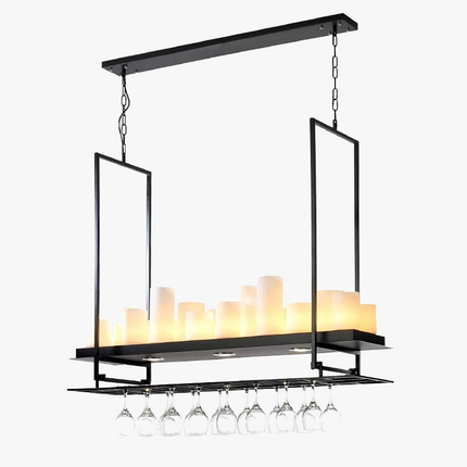 Lustre LED nordique en verre pour salle à manger et cuisine — LZ4X9Q2