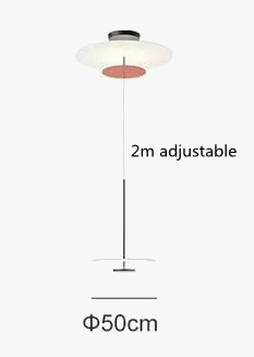 Suspension ronde style nordique pour salle à manger et chambre — LZ4X9M