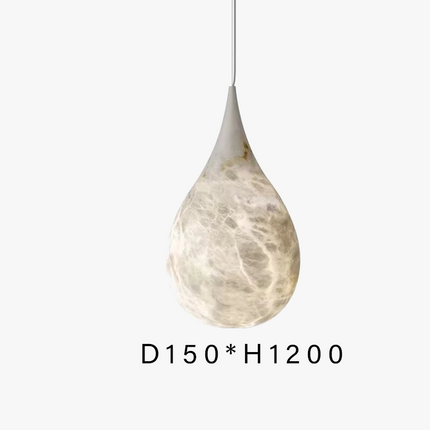 Suspension goutte de pluie albâtre style postmoderne minimaliste pour chambres et restaurants — LZ4X9T