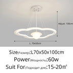 Blanc 70cm 60W / Blanc naturel 4000k