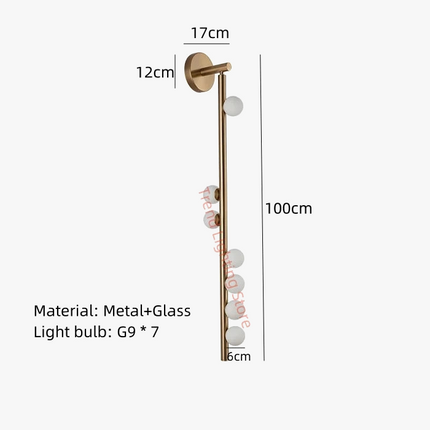 Applique murale en métal design contemporain — LZ4X9M