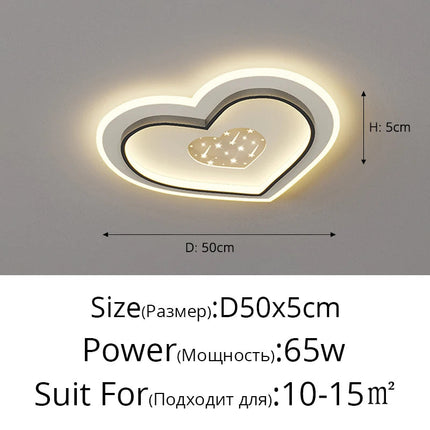 Plafonnier LED moderne à luminosité réglable pour salon, chambre et cuisine — LZ4X9P