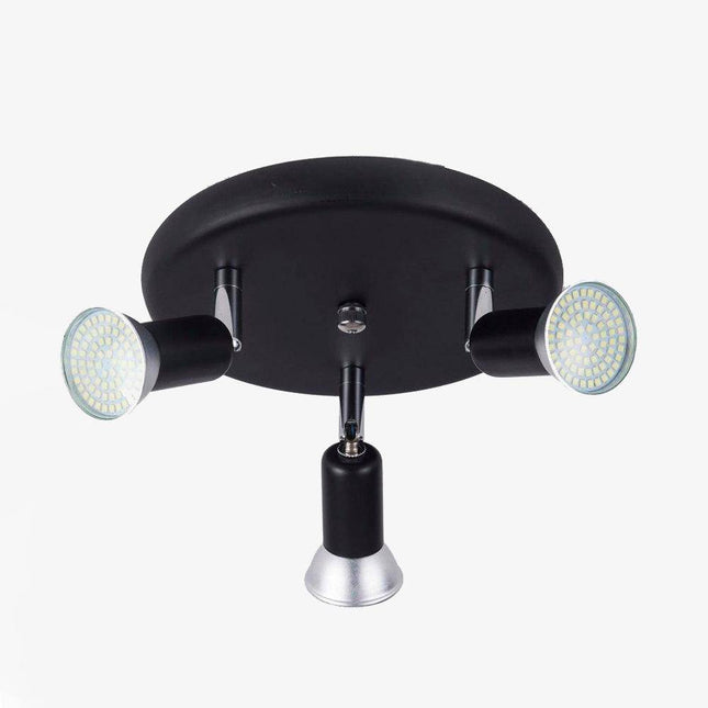 Plafonnier spots LED noir au design moderne — LZ4X9T2