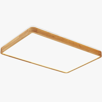 Plafonnier en bois massif avec protection anti-lumière bleue pour les yeux — LZ4P9XQ