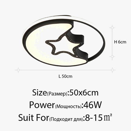 plafonnier avec télécommande pour un éclairage moderne intérieur