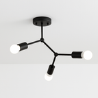 Noir / 4 lampes / Froide