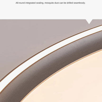Plafonnier LED circulaire ultra mince en aluminium et acrylique — LZ4X9P2Q