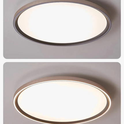Plafonnier LED circulaire ultra mince en aluminium et acrylique — LZ4X9P2Q