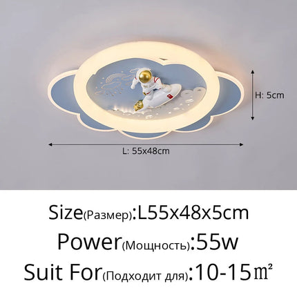 Plafonnier LED créatif avec protection des yeux pour chambre d’enfant — LZ4X9TQ