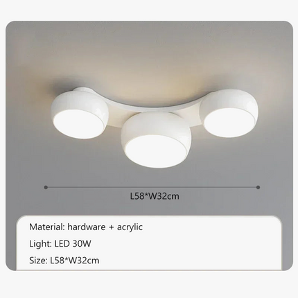 Plafonnier nordique moderne pour ambiance personnalisée — LZ4X9T2