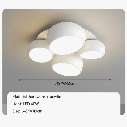 Plafonnier nordique moderne pour ambiance personnalisée — LZ4X9T2