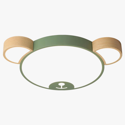 Plafonnier LED moderne en bois forme ours créative — LZ4X9P2