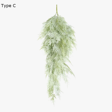 Plafonnier nordique en plastique avec décorations de plantes murales — LZ4X9T