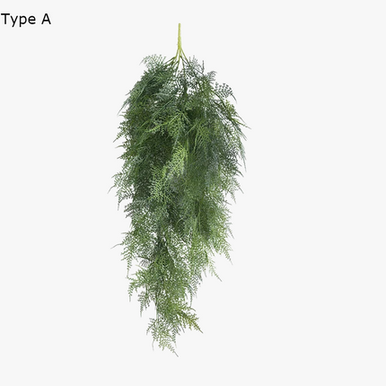 Plafonnier nordique en plastique avec décorations de plantes murales — LZ4X9T