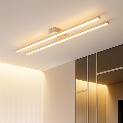 Plafonnier LED industriel avec barre lumineuse Warren — LZ4T9X