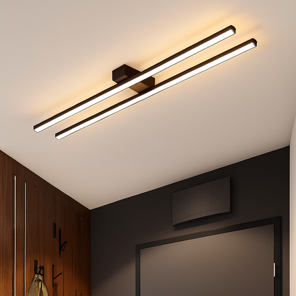 Plafonnier LED industriel avec barre lumineuse Warren — LZ4T9X