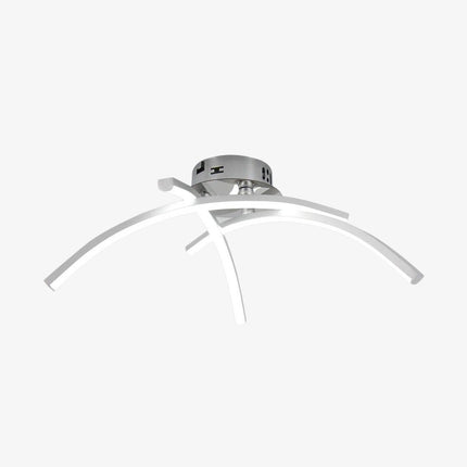Plafonnier LED design en métal avec 3 barres courbées Teylor — LZ4X9M