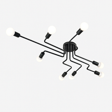 Plafonnier LED design multi-bras contemporain — LZ4X9T2