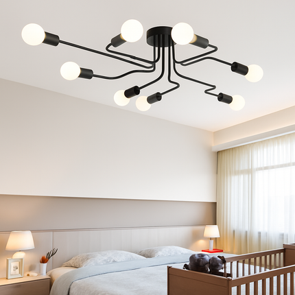 Plafonnier LED design multi-bras contemporain — LZ4X9T2